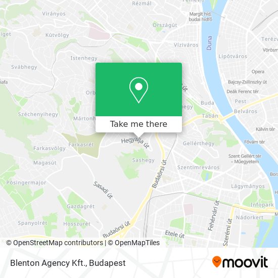 Blenton Agency Kft. map