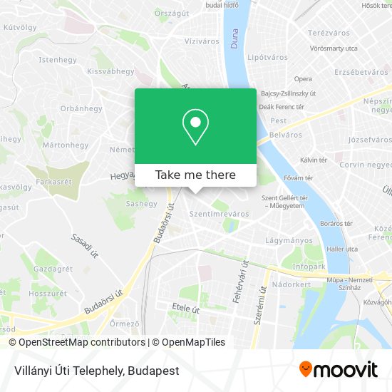 Villányi Úti Telephely map