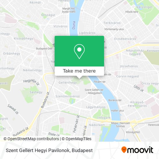 Szent Gellért Hegyi Pavilonok map