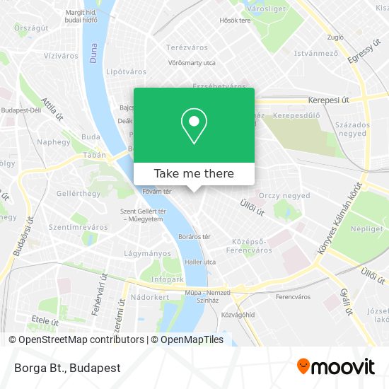 Borga Bt. map
