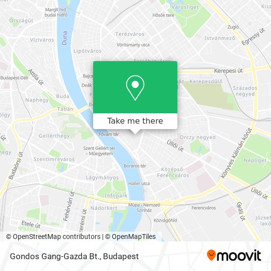 Gondos Gang-Gazda Bt. map