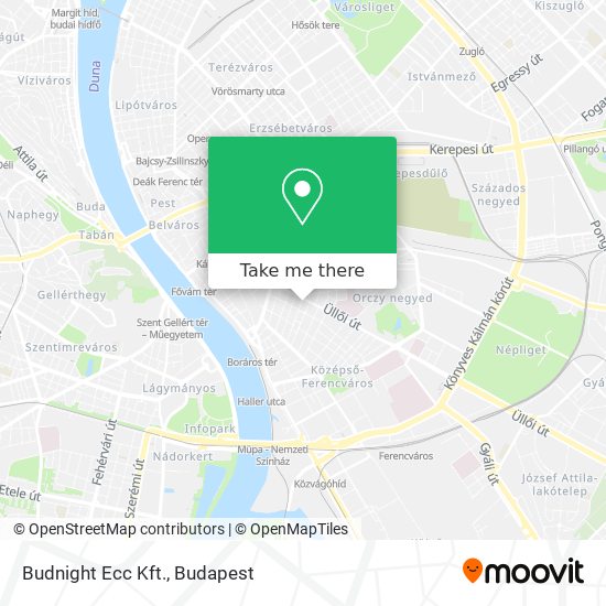 Budnight Ecc Kft. map