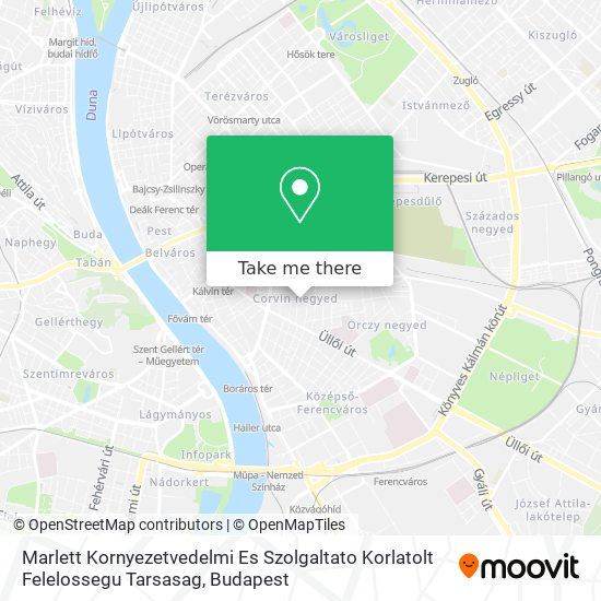 Marlett Kornyezetvedelmi Es Szolgaltato Korlatolt Felelossegu Tarsasag map