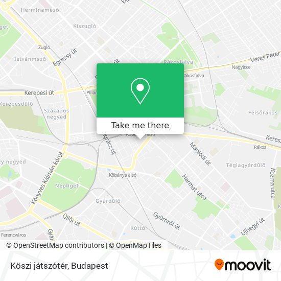 Köszi játszótér map