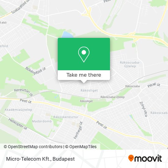 Micro-Telecom Kft. map