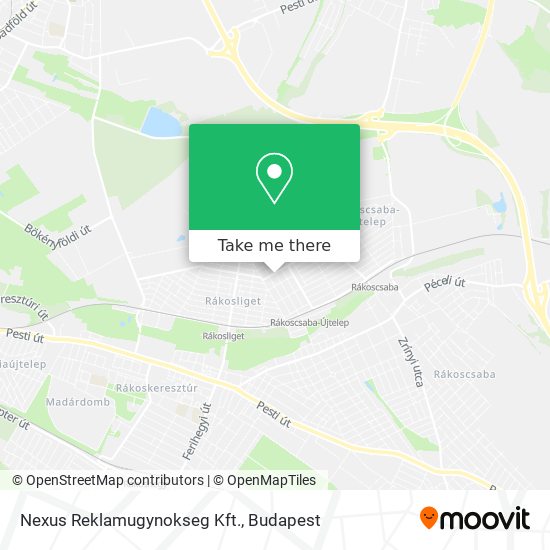 Nexus Reklamugynokseg Kft. map