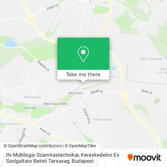 Ihi Multilogic Szamitastechnikai, Kereskedelmi Es Szolgaltato Beteti Tarsasag map