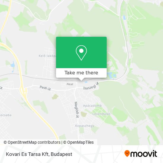 Kovari Es Tarsa Kft map