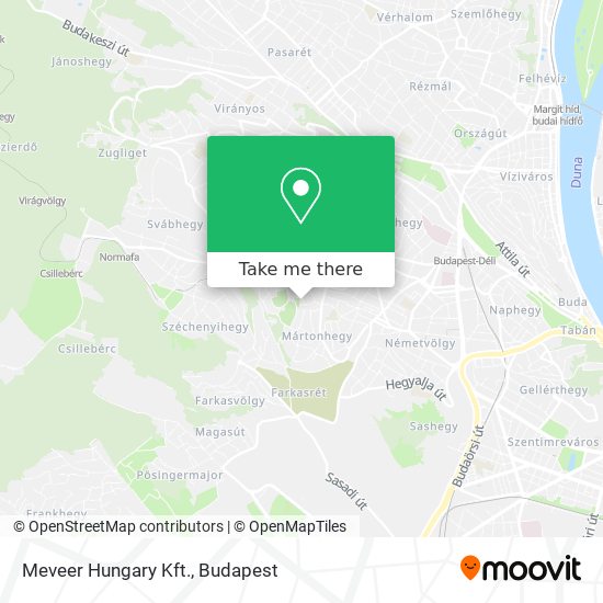 Meveer Hungary Kft. map