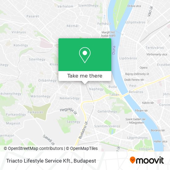 Triacto Lifestyle Service Kft. map