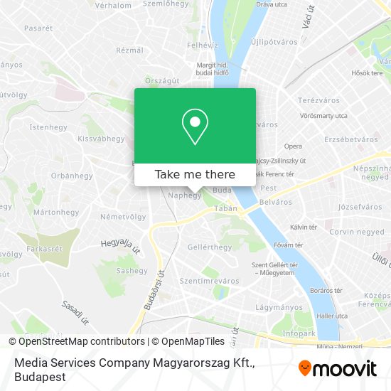 Media Services Company Magyarorszag Kft. map