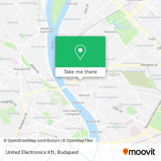 United Electronics Kft. map