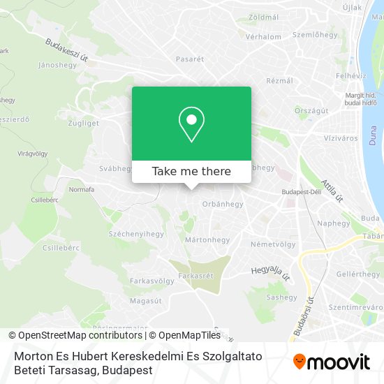 Morton Es Hubert Kereskedelmi Es Szolgaltato Beteti Tarsasag map