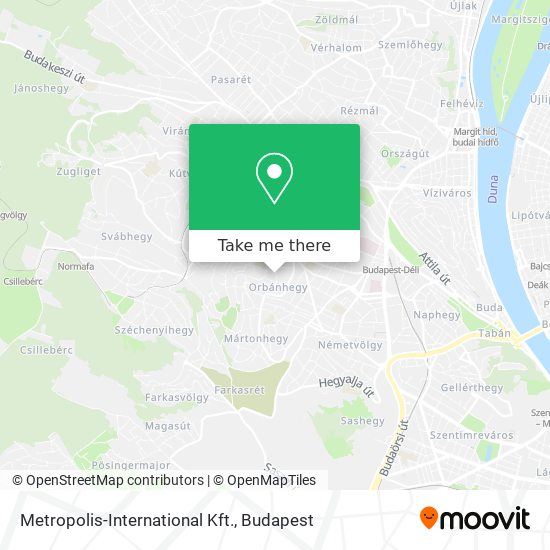 Metropolis-International Kft. map