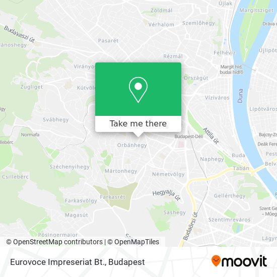 Eurovoce Impreseriat Bt. map
