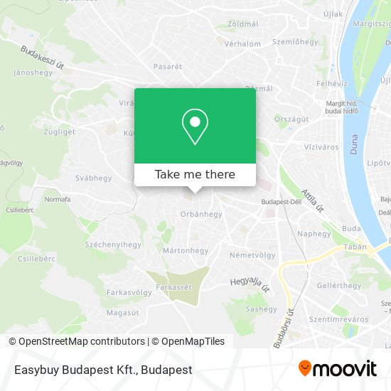 Easybuy Budapest Kft. map