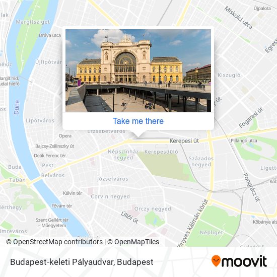 Budapest-keleti Pályaudvar map