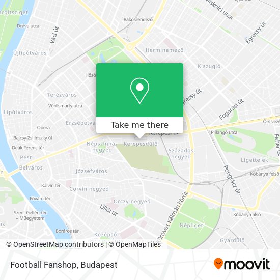Football Fanshop map