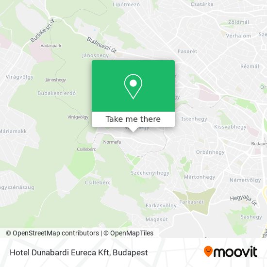 Hotel Dunabardi Eureca Kft map