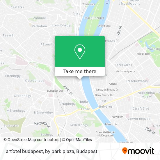 art'otel budapest, by park plaza map