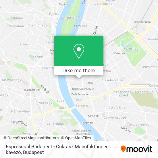 Espressoul Budapest - Cukrász Manufaktúra és kávézó map