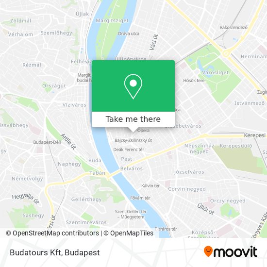 Budatours Kft map