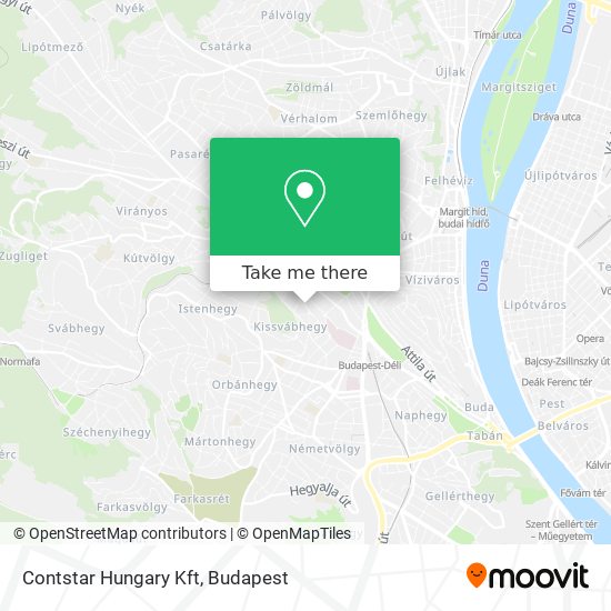 Contstar Hungary Kft map