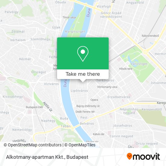 Alkotmany-apartman Kkt. map