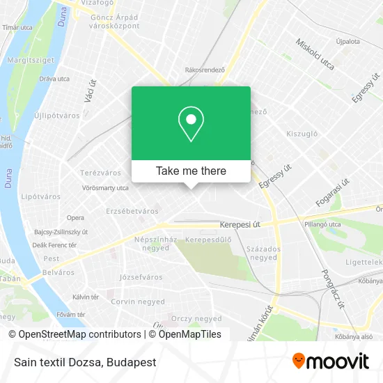 Sain textil Dozsa map