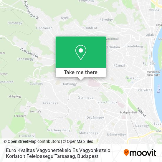 Euro Kvalitas Vagyonertekelo Es Vagyonkezelo Korlatolt Felelossegu Tarsasag map