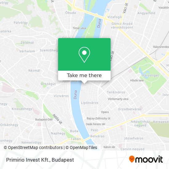Primirio Invest Kft. map