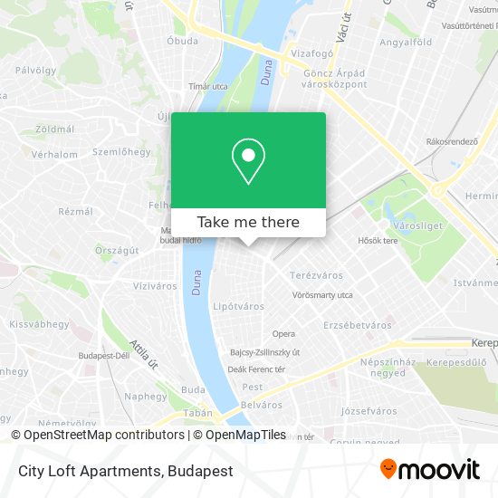 City Loft Apartments map