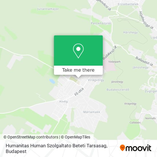 Humanitas Human Szolgaltato Beteti Tarsasag map