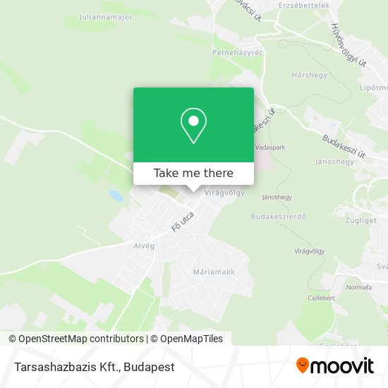 Tarsashazbazis Kft. map