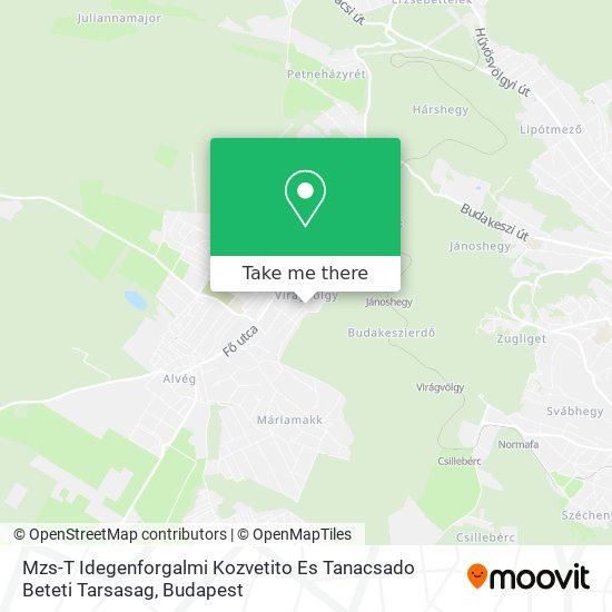 Mzs-T Idegenforgalmi Kozvetito Es Tanacsado Beteti Tarsasag map