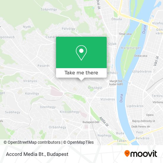 Accord Media Bt. map