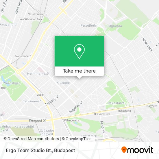 Ergo Team Studio Bt. map