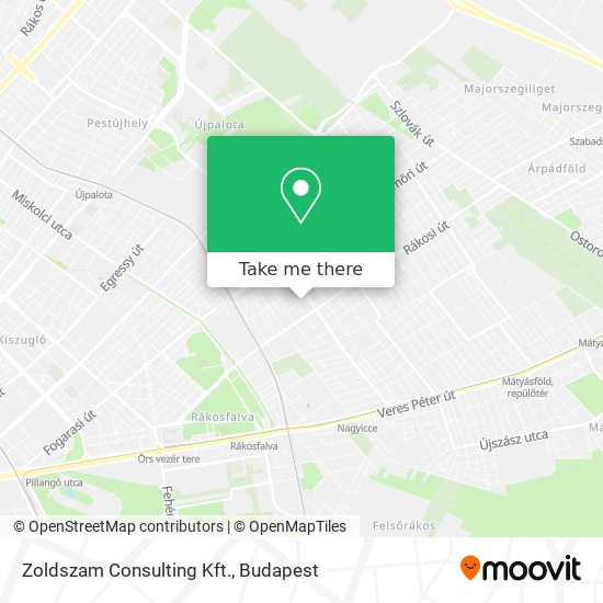 Zoldszam Consulting Kft. map