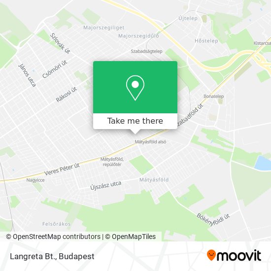 Langreta Bt. map
