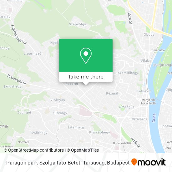 Paragon park Szolgaltato Beteti Tarsasag map