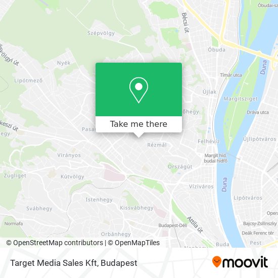 Target Media Sales Kft map