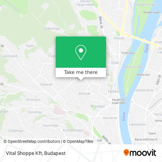 Vital Shoppe Kft map