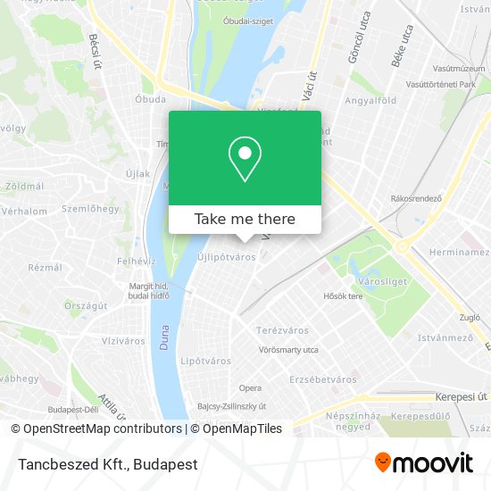 Tancbeszed Kft. map