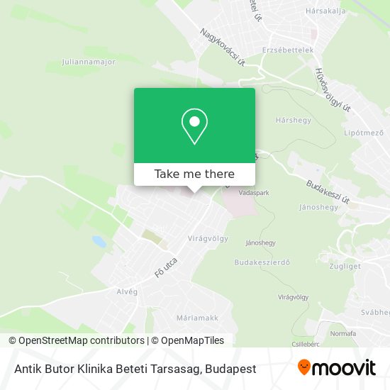 Antik Butor Klinika Beteti Tarsasag map