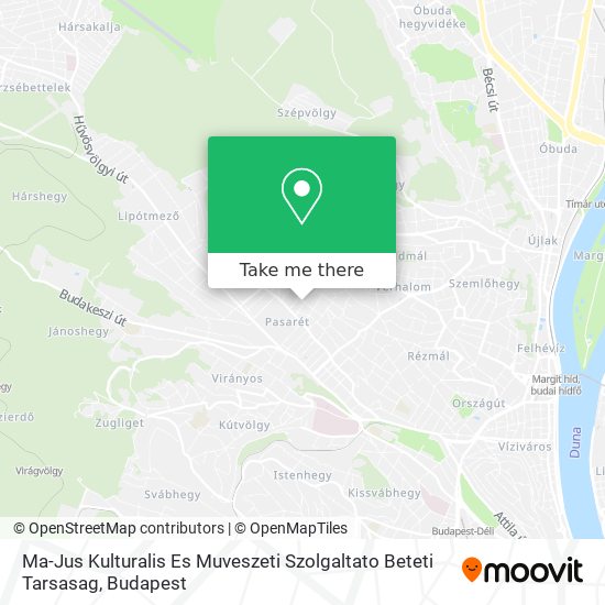 Ma-Jus Kulturalis Es Muveszeti Szolgaltato Beteti Tarsasag map