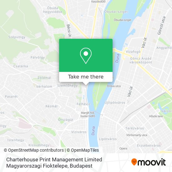 Charterhouse Print Management Limited Magyarorszagi Fioktelepe map