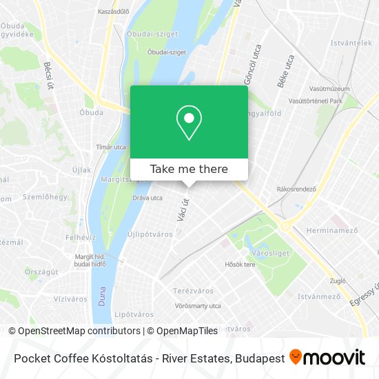 Pocket Coffee Kóstoltatás - River Estates map