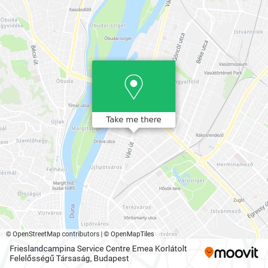 Frieslandcampina Service Centre Emea Korlátolt Felelősségű Társaság map
