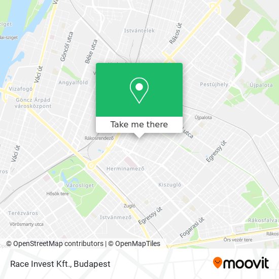 Race Invest Kft. map