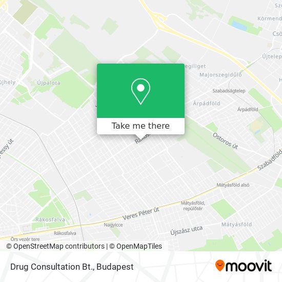 Drug Consultation Bt. map